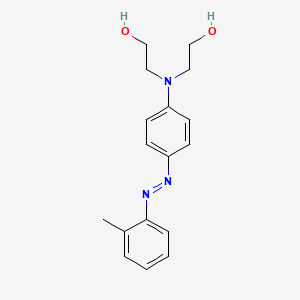 2-[N-(2-hydroxyethyl)-4-[(2-methylphenyl)diazenyl]anilino]ethanol