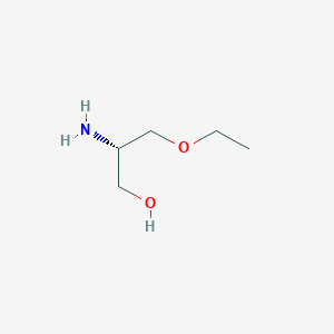 molecular formula C5H13NO2 B1657900 (2S)-2-amino-3-ethoxypropan-1-ol CAS No. 58577-92-7