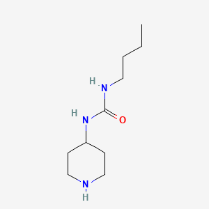 molecular formula C10H21N3O B1658001 N-Butyl-N'-piperidin-4-ylurea CAS No. 59184-89-3