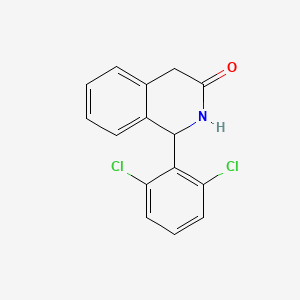 3(2H)-Isoquinolinone, 1-(2,6-dichlorophenyl)-1,4-dihydro-