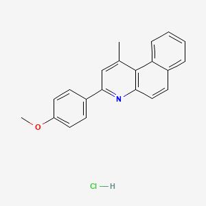 3-(4-Methoxyphenyl)-1-methylbenzo[f]quinoline hydrochloride