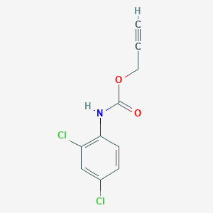 molecular formula C10H7Cl2NO2 B1658025 prop-2-ynyl N-(2,4-dichlorophenyl)carbamate CAS No. 5924-91-4