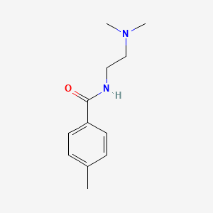 molecular formula C12H18N2O B1658028 n-[2-(Dimethylamino)ethyl]-4-methylbenzamide CAS No. 5925-74-6