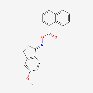 [(E)-(5-methoxy-2,3-dihydroinden-1-ylidene)amino] naphthalene-1-carboxylate
