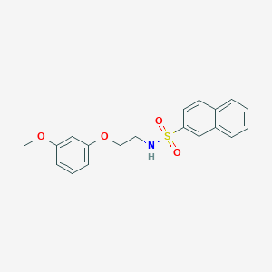 N-[2-(3-methoxyphenoxy)ethyl]naphthalene-2-sulfonamide