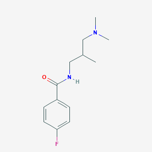 N-[(2S)-3-(dimethylamino)-2-methylpropyl]-4-fluorobenzamide