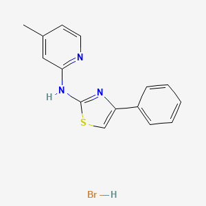 (4-Methyl-pyridin-2-yl)-(4-phenyl-thiazol-2-yl)-amine