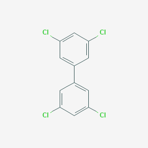 molecular formula C12H6Cl4 B165810 3,3',5,5'-Tetrachlorobiphenyl CAS No. 12672-29-6