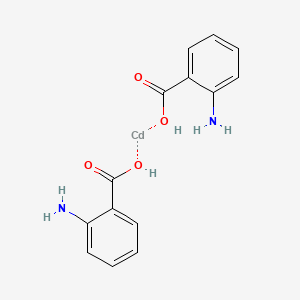 molecular formula C14H14CdN2O4 B1658103 o-Aminobenzoic acid cadmium salt CAS No. 5959-14-8