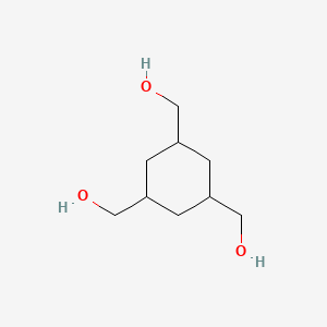 molecular formula C9H18O3 B1658106 1,3,5-Cyclohexanetrimethanol CAS No. 5962-82-3