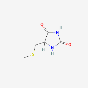 2,4-Imidazolidinedione, 5-((methylthio)methyl)-
