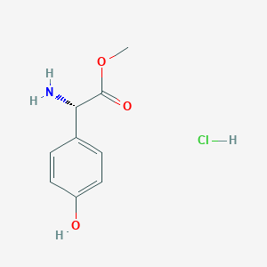 (S)-Methyl 2-amino-2-(4-hydroxyphenyl)acetate hydrochloride