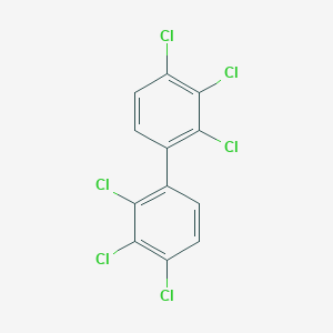 molecular formula C12H4Cl6 B165815 2,2',3,3',4,4'-Hexachlorobiphenyl CAS No. 11096-82-5