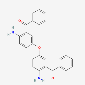 molecular formula C26H20N2O3 B1658158 Methanone, [oxybis(6-amino-3,1-phenylene)]bis[phenyl- CAS No. 59827-14-4