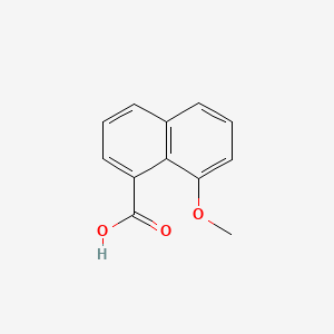 molecular formula C12H10O3 B1658172 8-Methoxynaphthalene-1-carboxylic acid CAS No. 5991-56-0