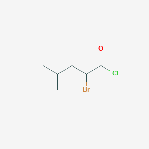 molecular formula C6H10BrClO B1658176 2-Bromo-4-methylpentanoyl chloride CAS No. 59960-79-1