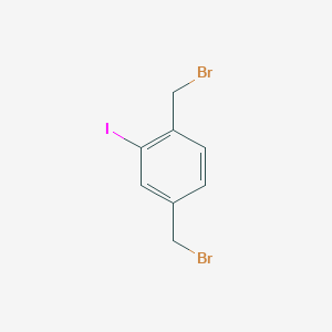 molecular formula C8H7Br2I B1658197 1,4-Bis(bromomethyl)-2-iodobenzene CAS No. 60017-02-9