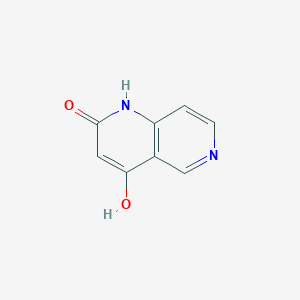 molecular formula C8H6N2O2 B1658206 2,4-Dihydroxy-1,6-naphthyridine CAS No. 60058-17-5