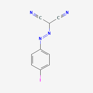 molecular formula C9H5IN4 B1658230 ((p-Iodophenyl)azo)malononitrile CAS No. 6017-29-4