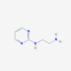 molecular formula C6H10N4 B165825 N1-(Pyrimidin-2-YL)ethane-1,2-diamine CAS No. 137583-05-2