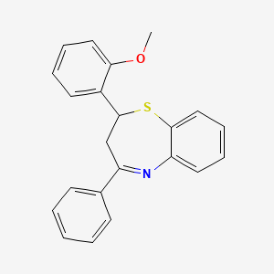 2-(2-Methoxyphenyl)-4-phenyl-2,3-dihydro-1,5-benzothiazepine
