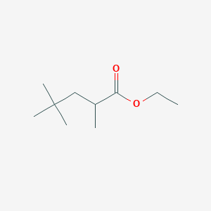 molecular formula C10H20O2 B1658273 Ethyl 2,4,4-trimethylpentanoate CAS No. 60302-30-9