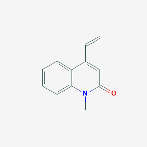 molecular formula C12H11NO B165828 1-Methyl-4-vinylquinolin-2(1H)-one CAS No. 133363-53-8
