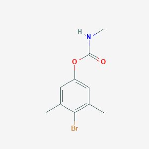 molecular formula C10H12BrNO2 B165831 4-溴-3,5-二甲苯基 N-甲基氨基甲酸酯 CAS No. 672-99-1