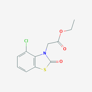molecular formula C11H10ClNO3S B165832 Benazolin-ethyl CAS No. 25059-80-7