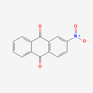 molecular formula C14H7NO4 B1658324 2-Nitroanthraquinone CAS No. 605-27-6
