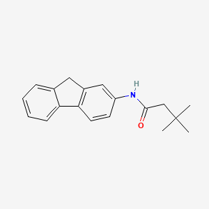 molecular formula C19H21NO B1658341 N-9H-Fluoren-2-yl-3,3-dimethylbutanamide CAS No. 60550-94-9
