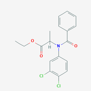 molecular formula C18H17Cl2NO3 B165844 Benzoylprop-ethyl CAS No. 22212-55-1