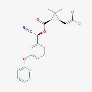 molecular formula C22H19Cl2NO3 B165848 Alpha-Cypermethrin CAS No. 65731-84-2