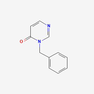 molecular formula C11H10N2O B1658569 3-Benzylpyrimidin-4-one CAS No. 6146-23-2