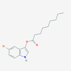 molecular formula C17H22BrNO2 B165858 5-Bromo-3-indolyl nonanoate CAS No. 133950-70-6