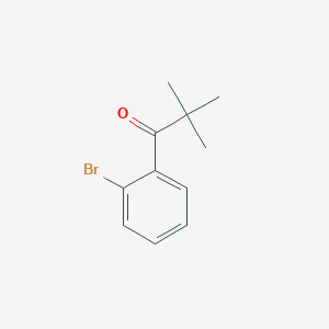 molecular formula C11H13BrO B1658604 1-(2-Bromophenyl)-2,2-dimethylpropan-1-one CAS No. 61593-14-4