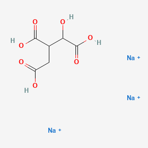 molecular formula C6H8Na3O7+3 B1658707 DL-Isocitric acid trisodium salt CAS No. 61897-80-1