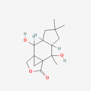 molecular formula C15H22O4 B1658739 Isolactarorufin CAS No. 62024-77-5