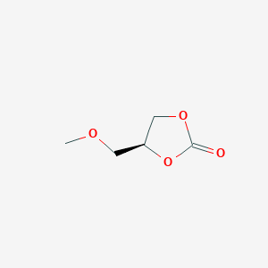 molecular formula C5H8O4 B165874 (S)-(-)-4-(Methoxymethyl)-1,3-dioxolan-2-one CAS No. 135682-18-7