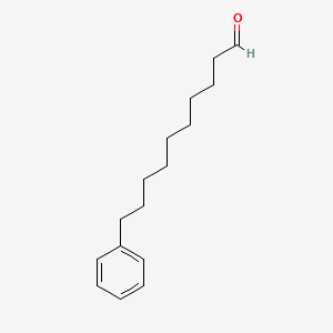 molecular formula C16H24O B1658809 10-Phenyldecanal CAS No. 62232-88-6