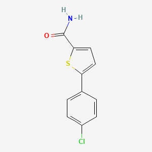 molecular formula C11H8ClNOS B1658858 5-(4-Chlorophenyl)thiophene-2-carboxamide CAS No. 62404-24-4