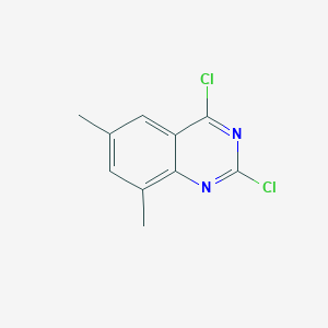 molecular formula C10H8Cl2N2 B1658883 2,4-Dichloro-6,8-dimethylquinazoline CAS No. 62484-27-9