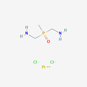molecular formula C3H11Cl2N2OPPt B165889 II-Dmpb-platinum CAS No. 129267-41-0
