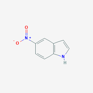 molecular formula C8H6N2O2 B016589 5-Nitroindole CAS No. 6146-52-7