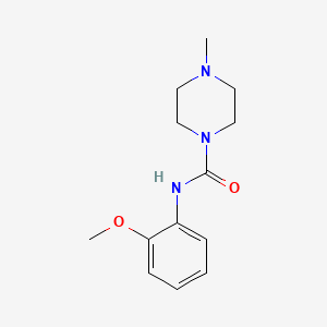 molecular formula C13H19N3O2 B1658958 n-(2-Methoxyphenyl)-4-methylpiperazine-1-carboxamide CAS No. 6271-05-2