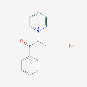 1-(1-Oxo-1-phenylpropan-2-yl)pyridin-1-ium bromide