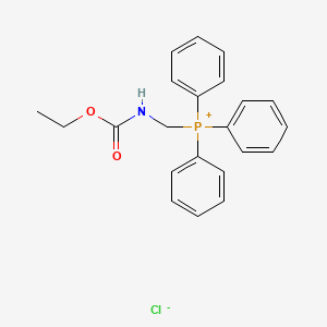 {[(Ethoxycarbonyl)amino]methyl}(triphenyl)phosphanium chloride