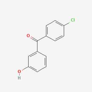 (4-Chlorophenyl)(3-hydroxyphenyl)methanone