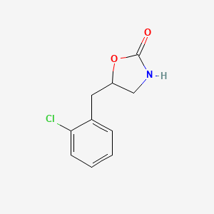 5-[(2-chlorophenyl)methyl]-1,3-oxazolidin-2-one