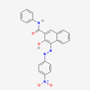 3-Hydroxy-4-[(4-nitrophenyl)diazenyl]-N-phenylnaphthalene-2-carboxamide